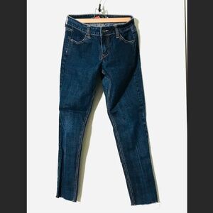 Forever 21 dark blue skinny jeans size 28